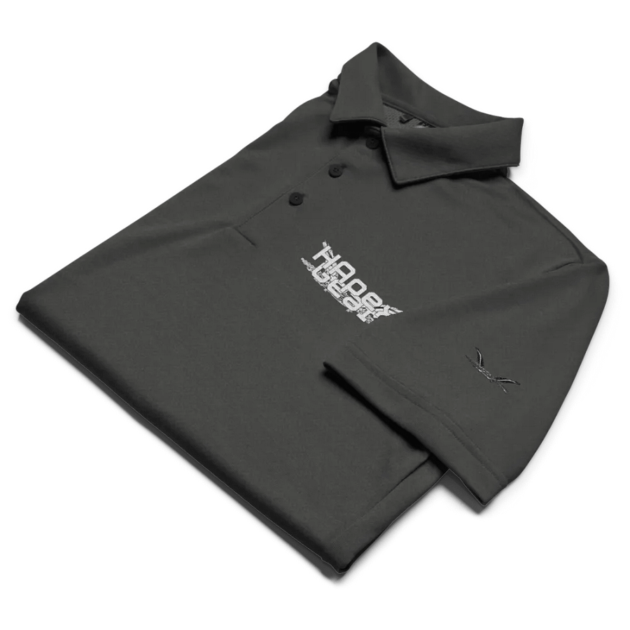Space-Dyed Polo Shirt - Embroidered - White HApex Gear White Logo product image (6)