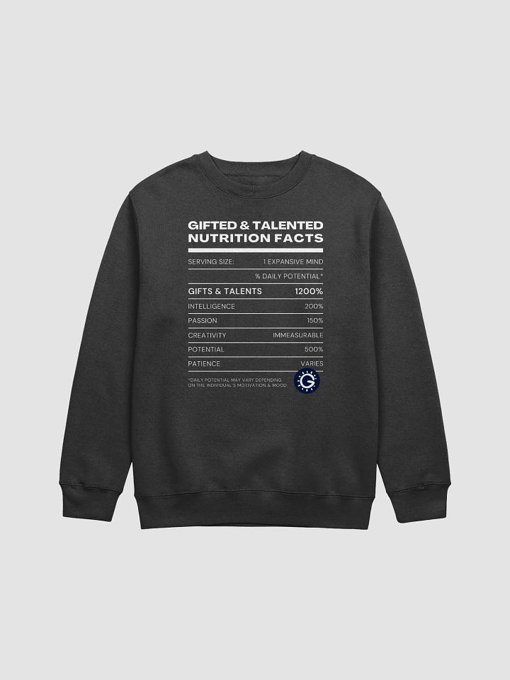 Mind Facts Sweatshirt (Light Text) product image (1)