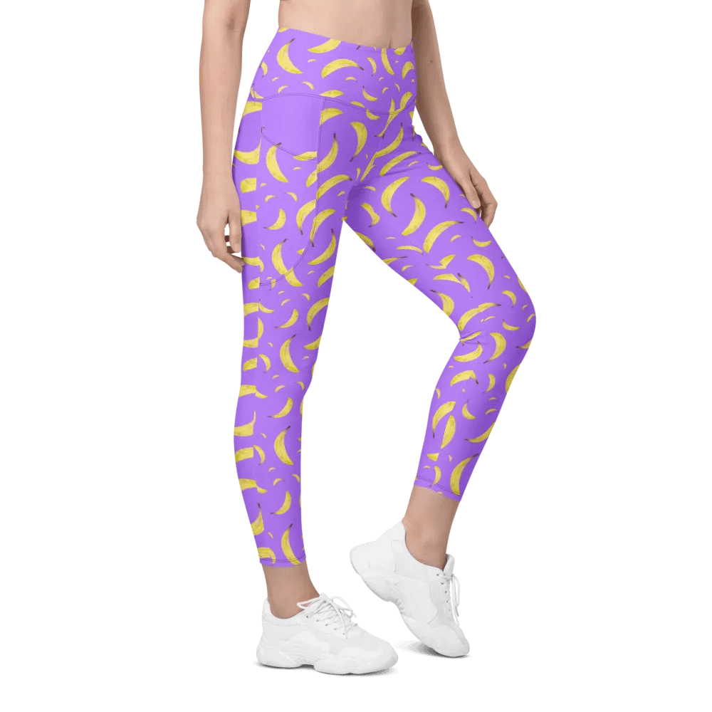 Bananapalooza purple leggings product image (6)