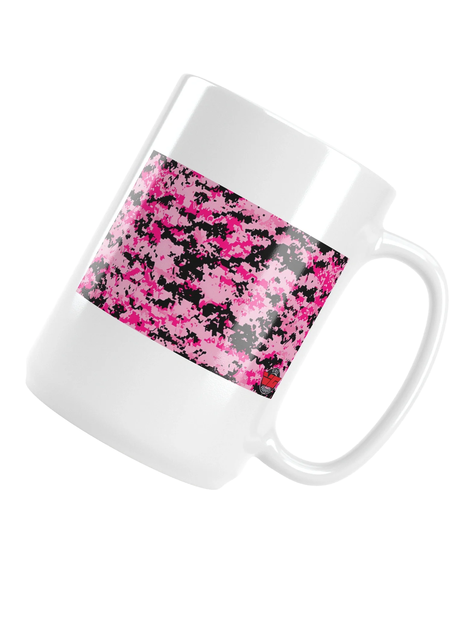 Pixelated Pink Camo Mug product image (5)