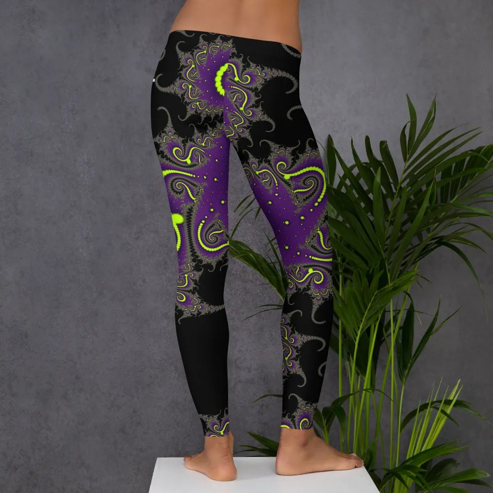Fractal Leggings - Acid Nights product image (8)
