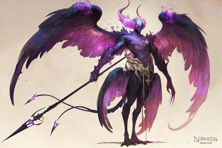 High-Resolution Digital Art – Nebula Archangel, Character Design #8 product image (1)