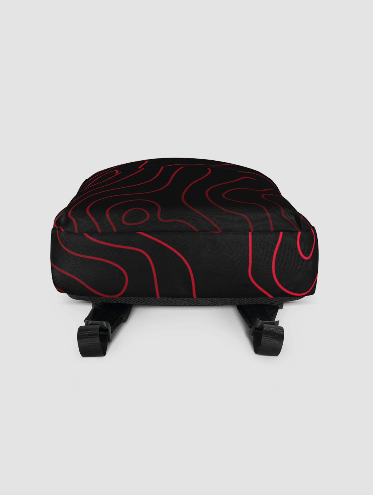 6ix Squad Backpack - Black & Red Topography product image (3)