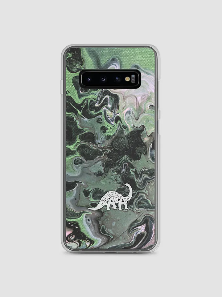 Metallic Green Fluid Acrylic Samsung Case product image (2)