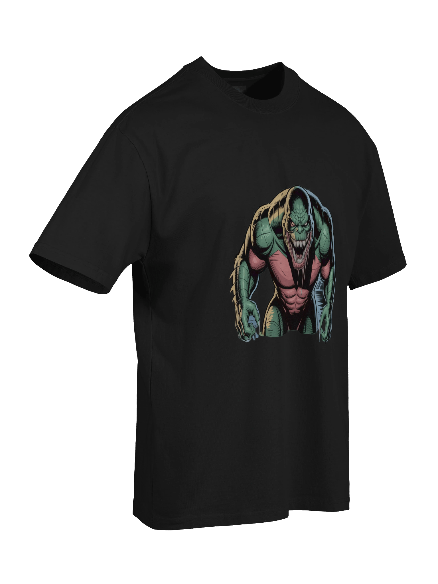 Killer Croc Savage Snarl Oversized Faded T-Shirt product image (8)
