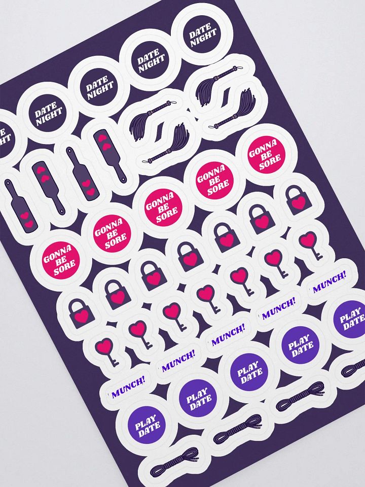 BDSM Calendar & Planner Sticker Sheet product image (1)
