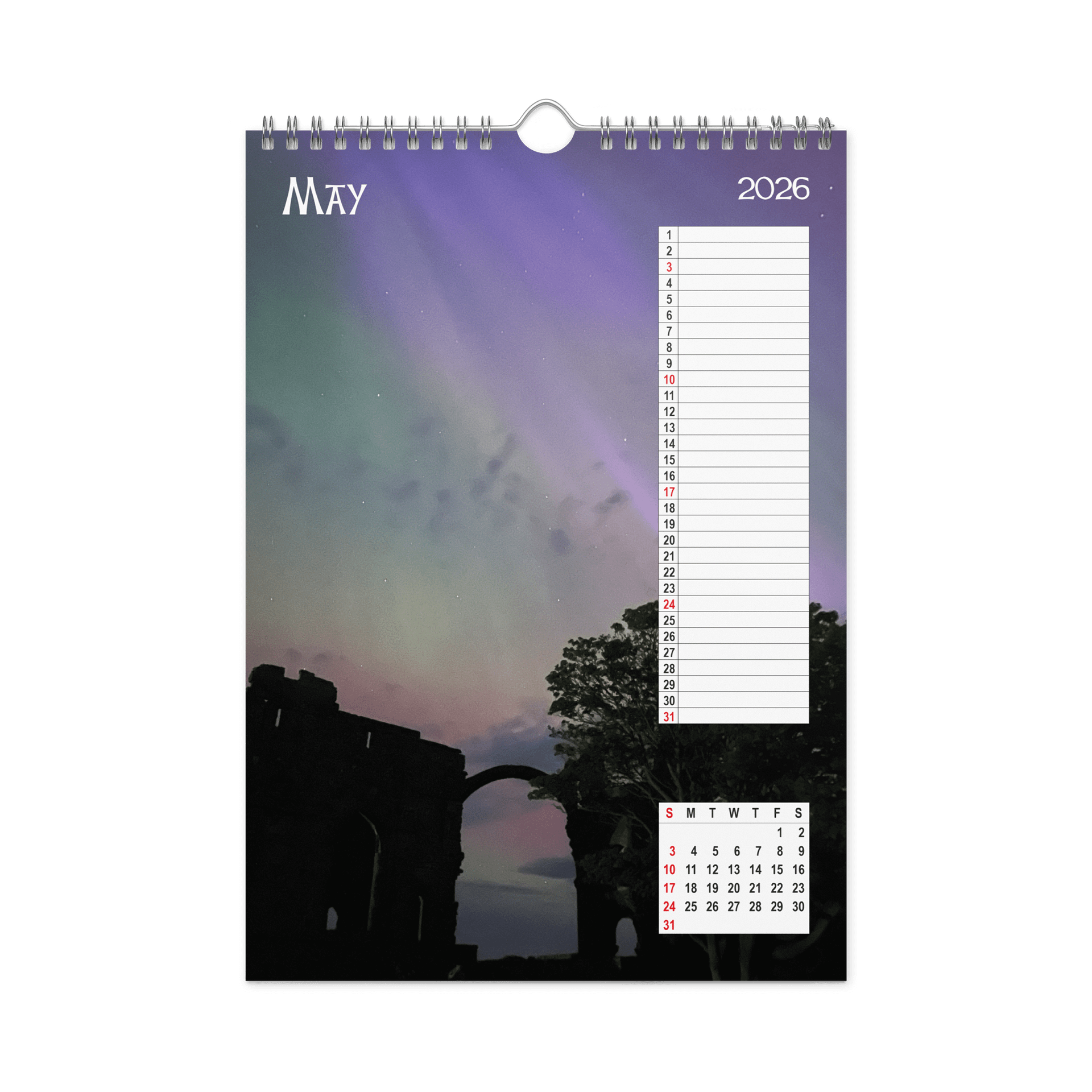 Holy Island Moments 2026 Calendar product image (10)