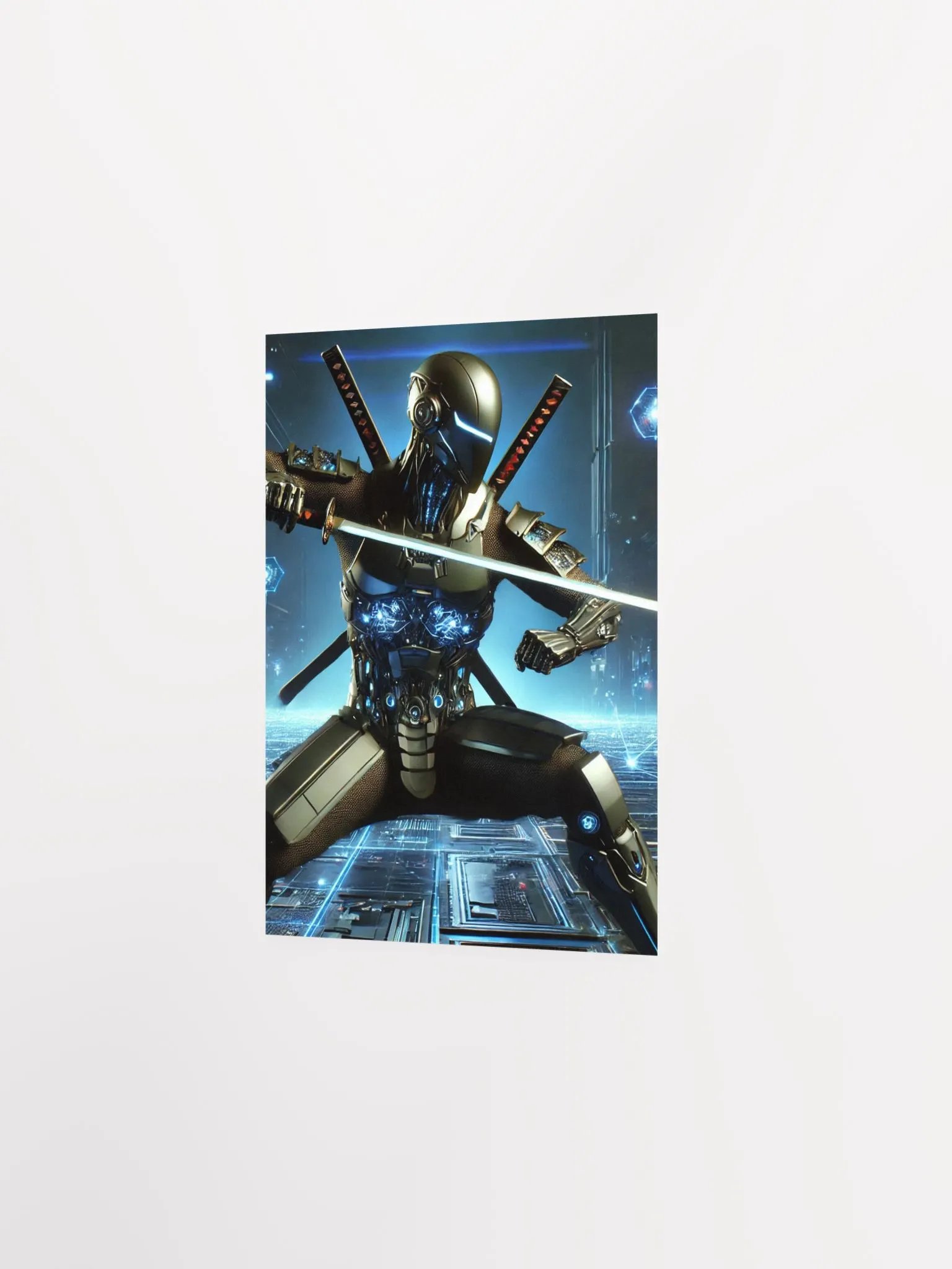 Futuristic Samurai Warrior Poster product image (23)