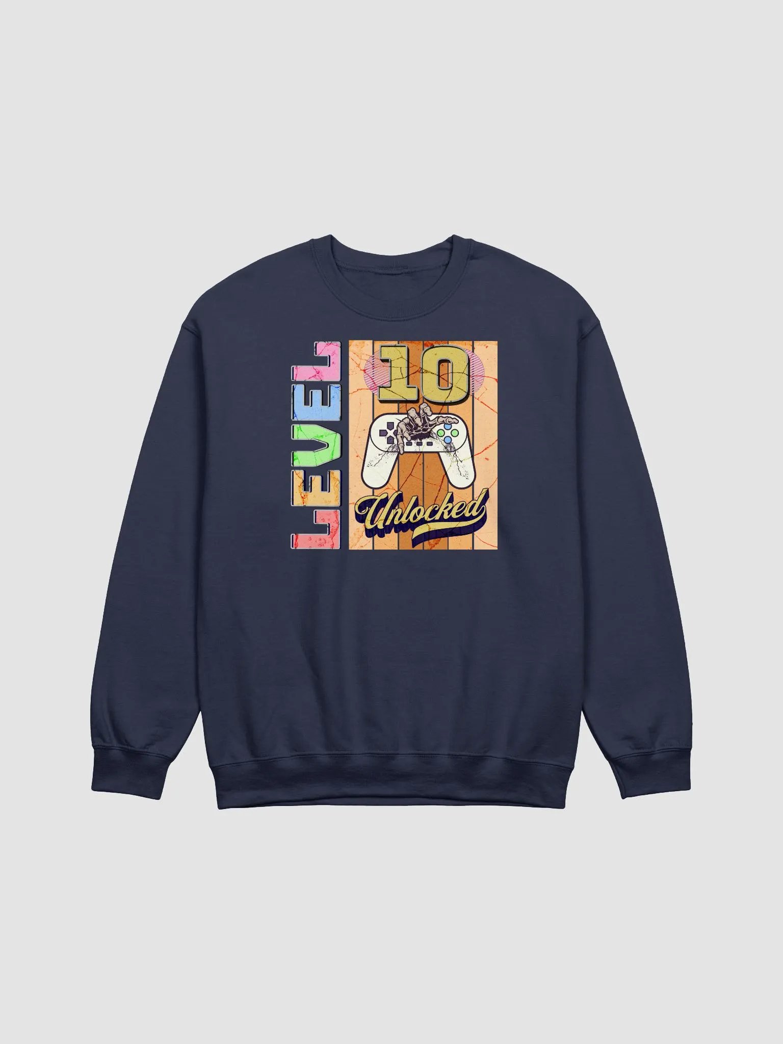 Level 10 Unlocked Video Game Sweatshirt product image (13)
