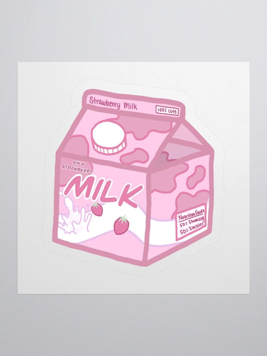 SinisterSushii Strawberry Milk Sticker product image (1)
