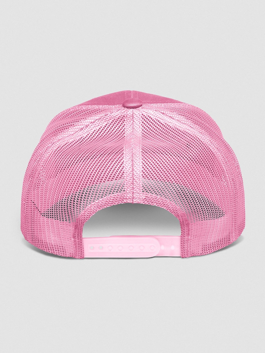 Mkristo retro trucker hat pink & white product image (7)