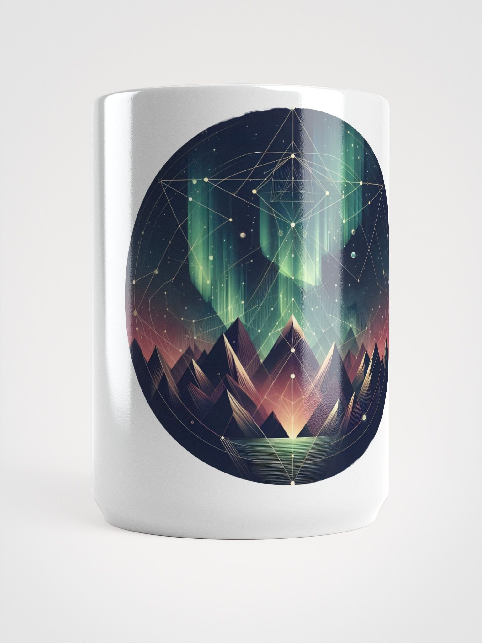 Aurora Borealis Mountain Mug product image (5)
