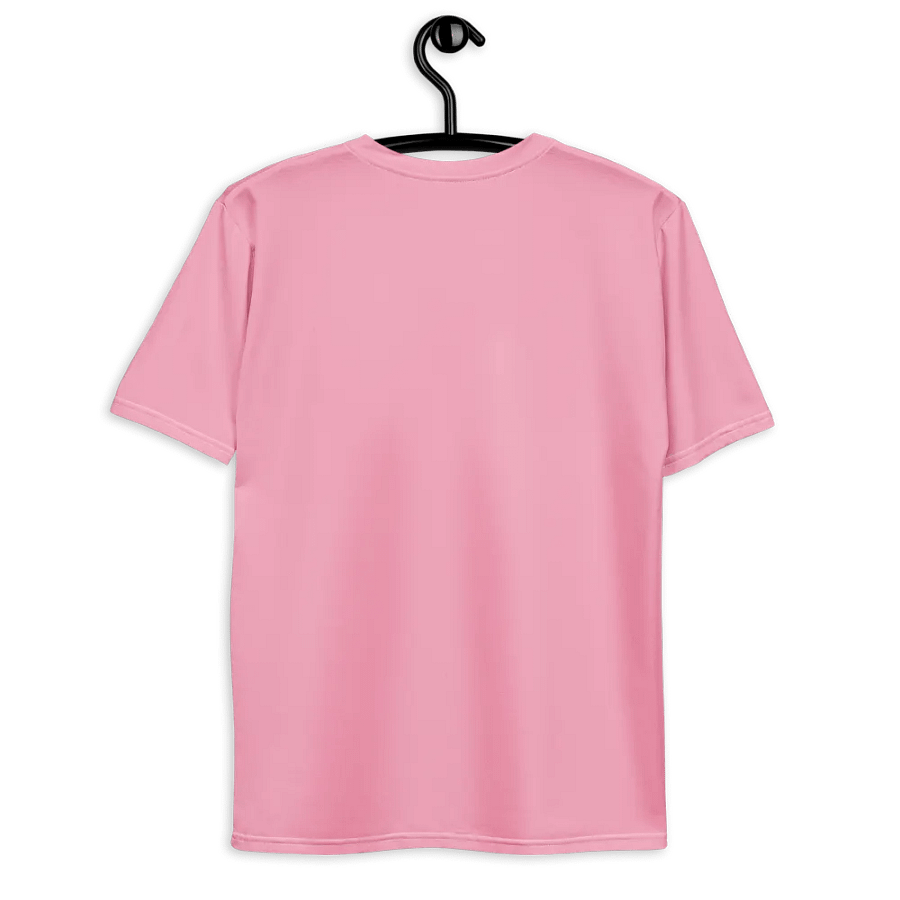 Plain Bubblegum Pink Soft Summer Men's Crewneck Polyester Heavyweight Premium T-Shirt by Treasure Pie product image (9)