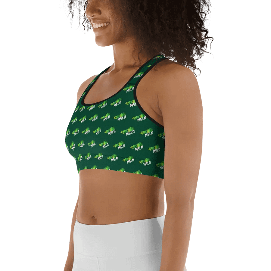 MSLA Green Sports Bra product image (3)