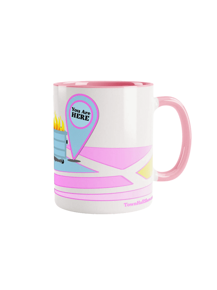 You Are HERE Dumpster Fire Map Mug product image (6)