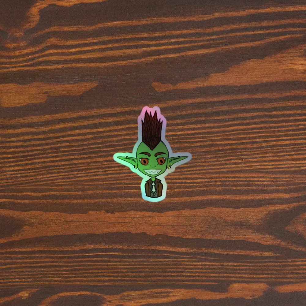 Bazkizz Cartoon Holographic Sticker product image (5)