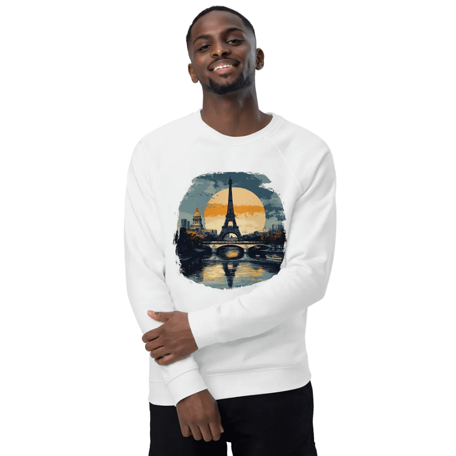 Paris Sunset Sweatshirt - Eiffel Tower Romance product image (5)