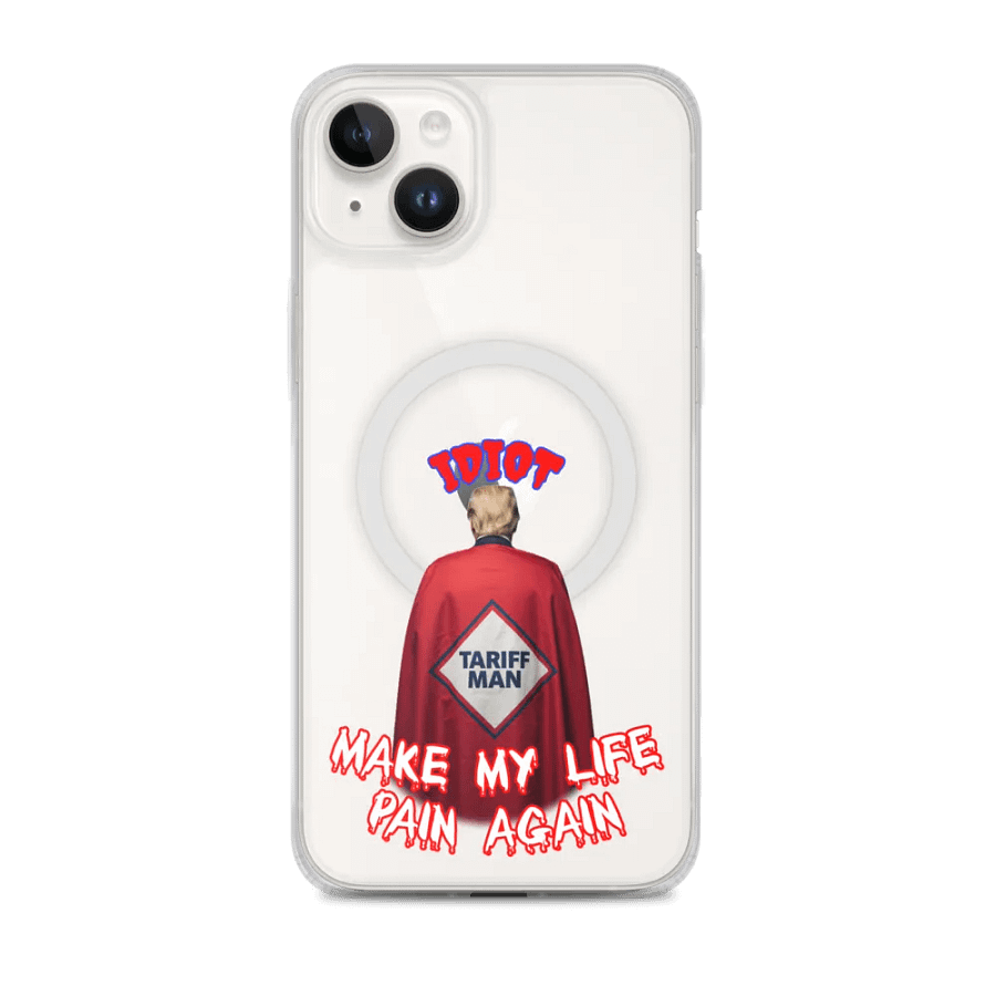 IDIOT TARIFF MAN iPhone® Clear Case product image (1)