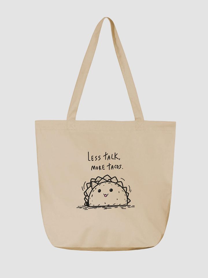 Less Talk More Tacos Eco Tote Bag product image (2)
