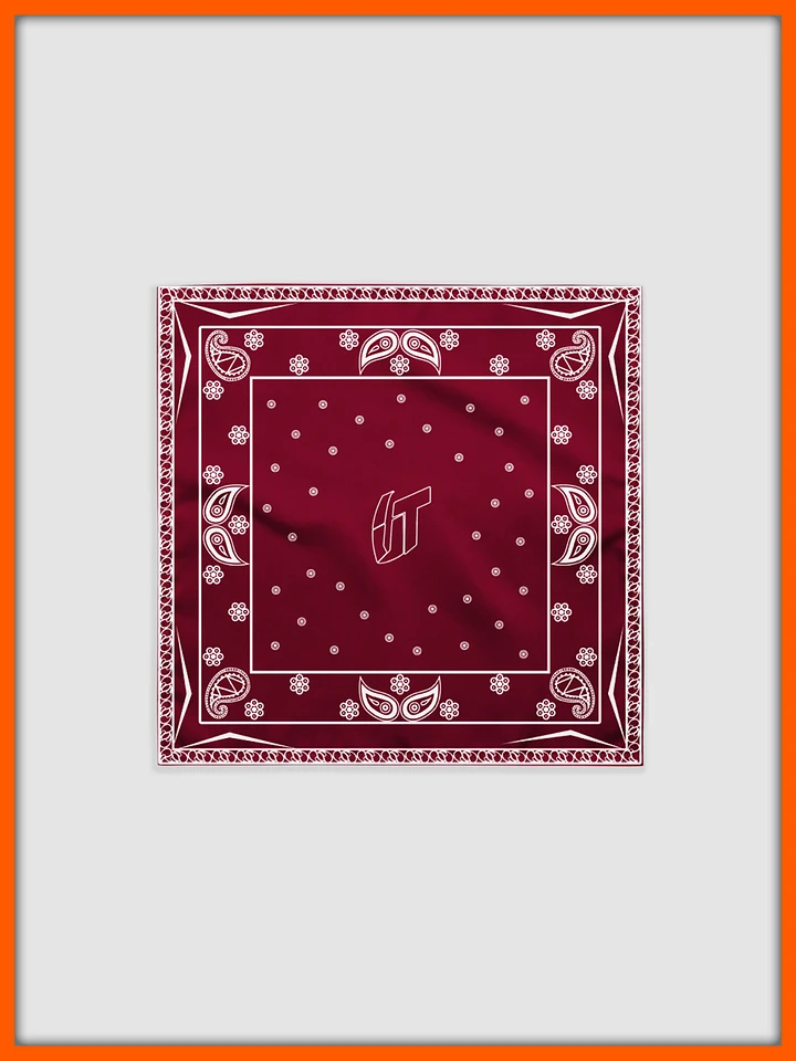 Classic UT Paisley Bandana (Burgundy) product image (1)