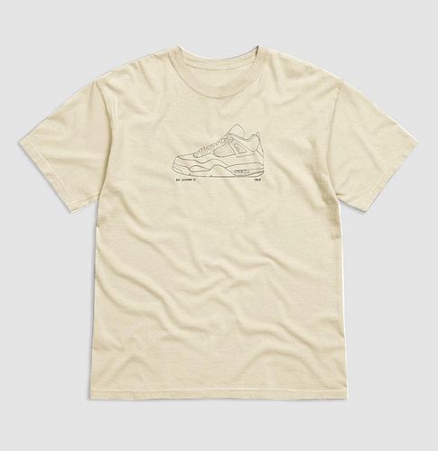 AJ IV on a cream tee. My current favorite tee. 

#SneakerHead
#KicksOnFire
#SneakerAddict
#FreshKicks
#SneakerFreak
#Kickstag...