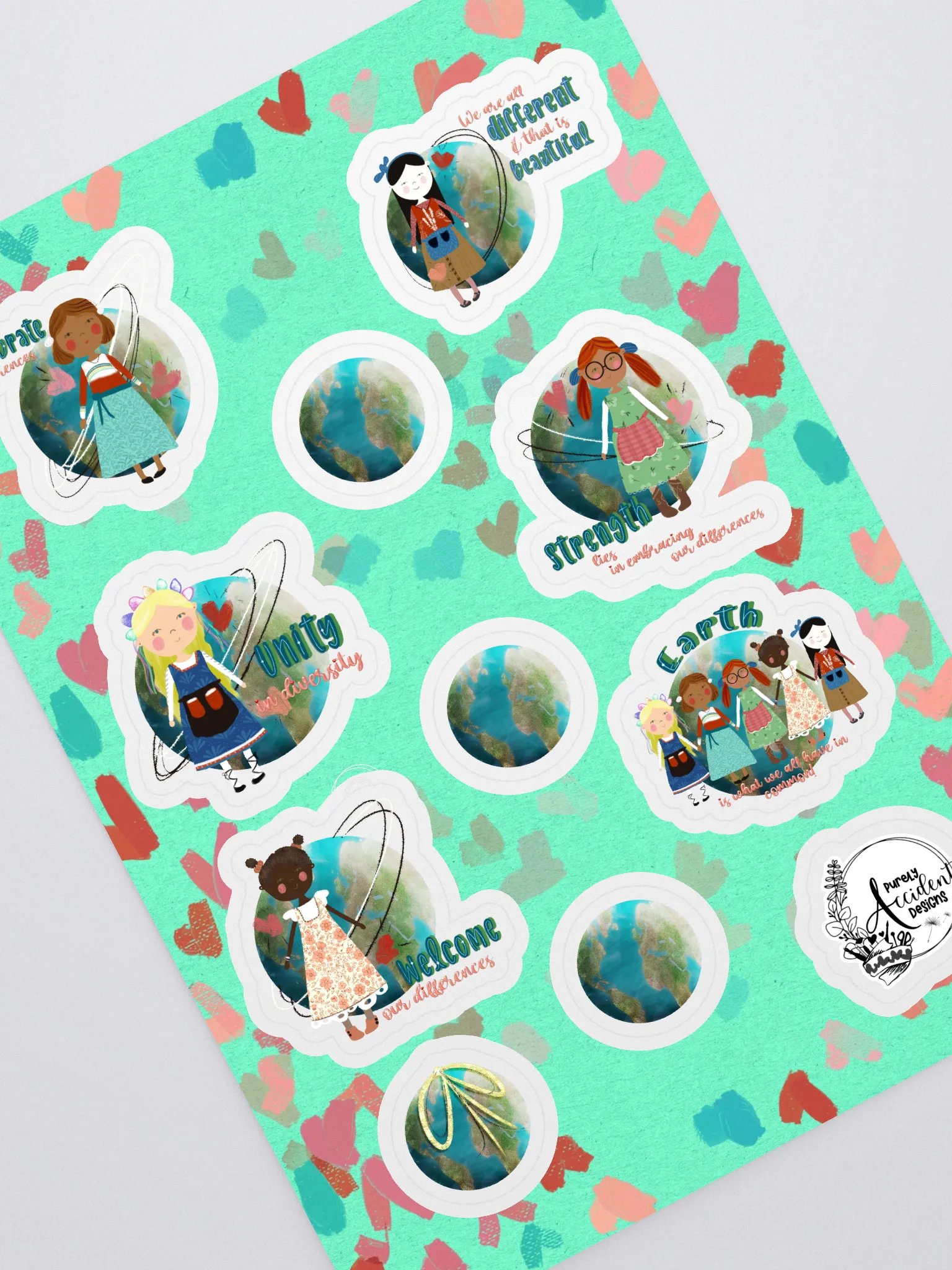 Diverse World Sticker sheet product image (1)