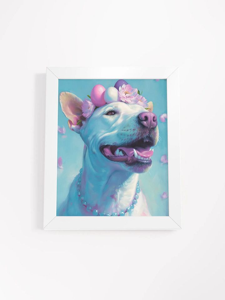 Springtime Paws: Framed Dog Art Print product image (1)
