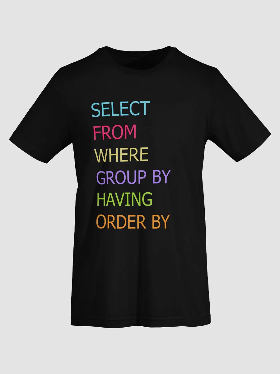 SQL Order of Operations T-Shirt product image (15)