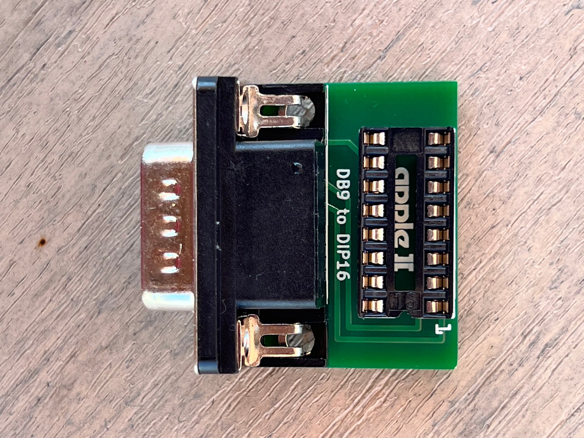 Apple II Joystick Port Adapter - DB9 to DIP16 product image (1)