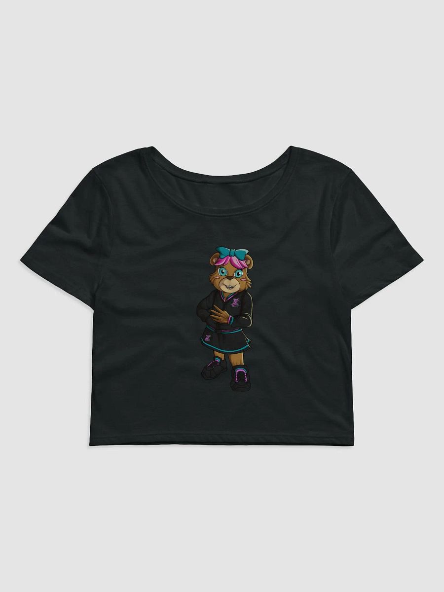 Standing Girl Bear Bella+Canvas Women's Crop Tee product image (1)