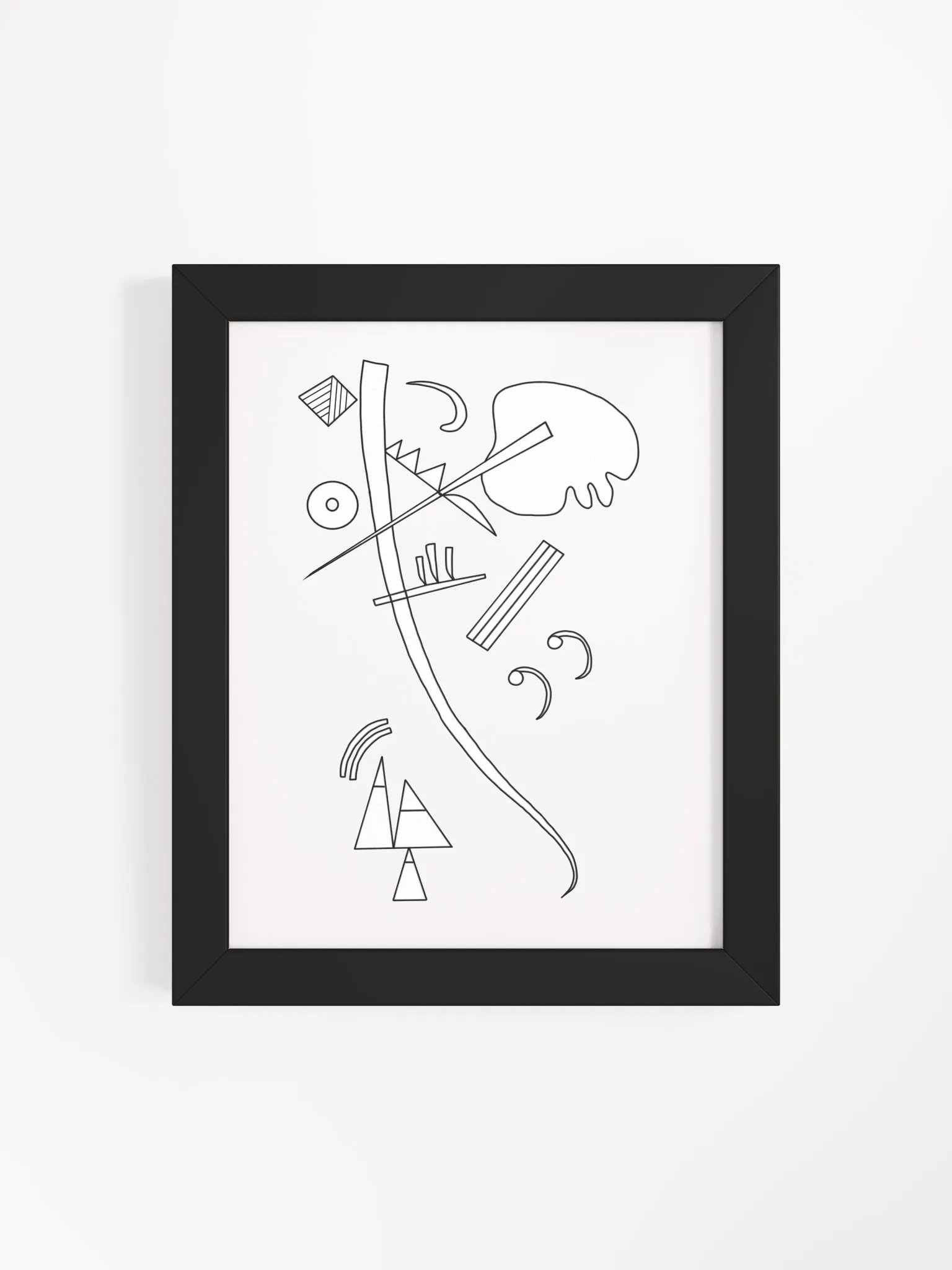 Color-Your-Own Kandinsky's Framed Poster! product image (78)