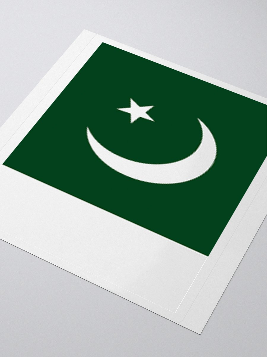 Exclusive Pakistan Flag Kiss-Cut Stickers - High-Quality Vinyl, Multiple Sizes product image (8)