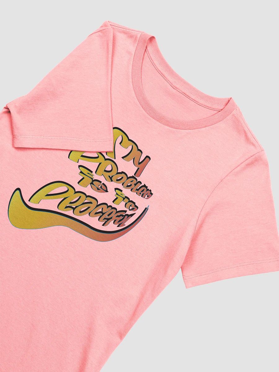 My Problem Is I'm Peaceful - Graffiti - Bella+Canvas Women's Supersoft Relaxed-fit T-Shirt product image (2)