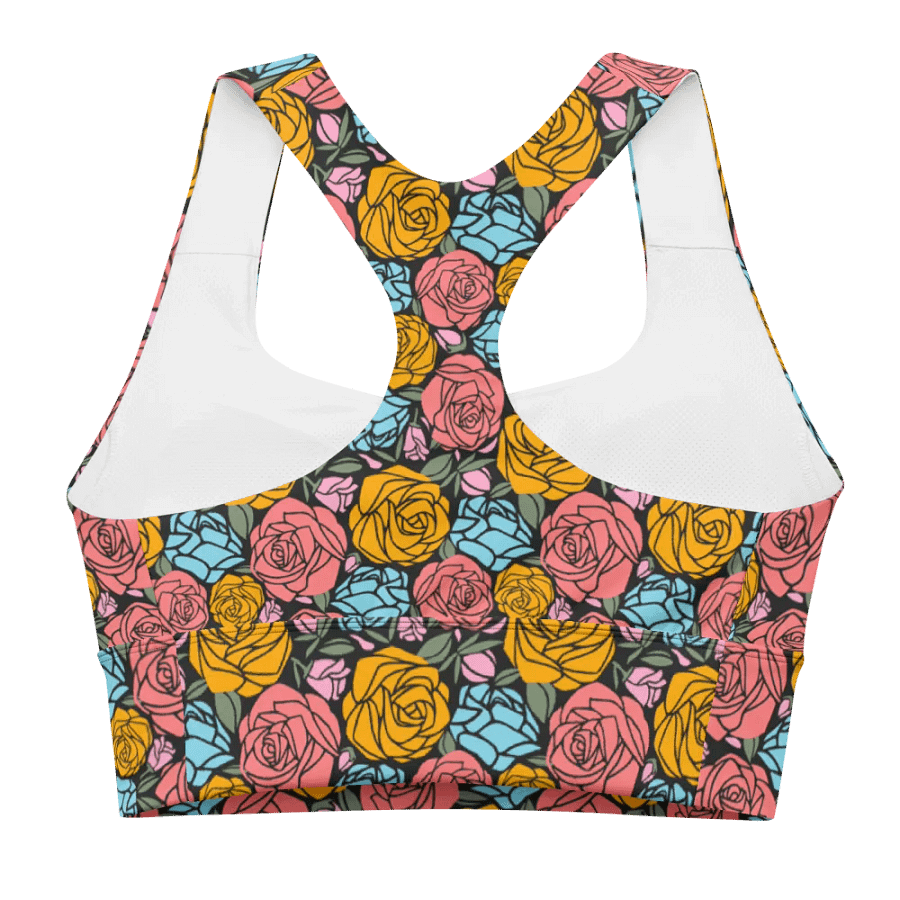 Rose Garden Longline Sports Bra product image (3)