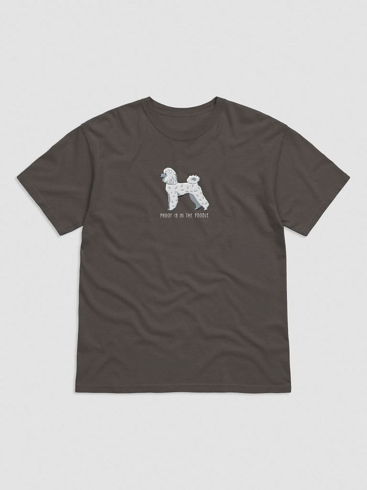 Proof Is in the Poodle T-Shirt(Embroidered) of a Miniature Poodle(White) product image (5)