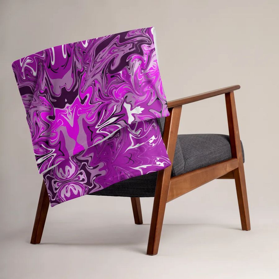 Pink Swirl Blanket product image (4)