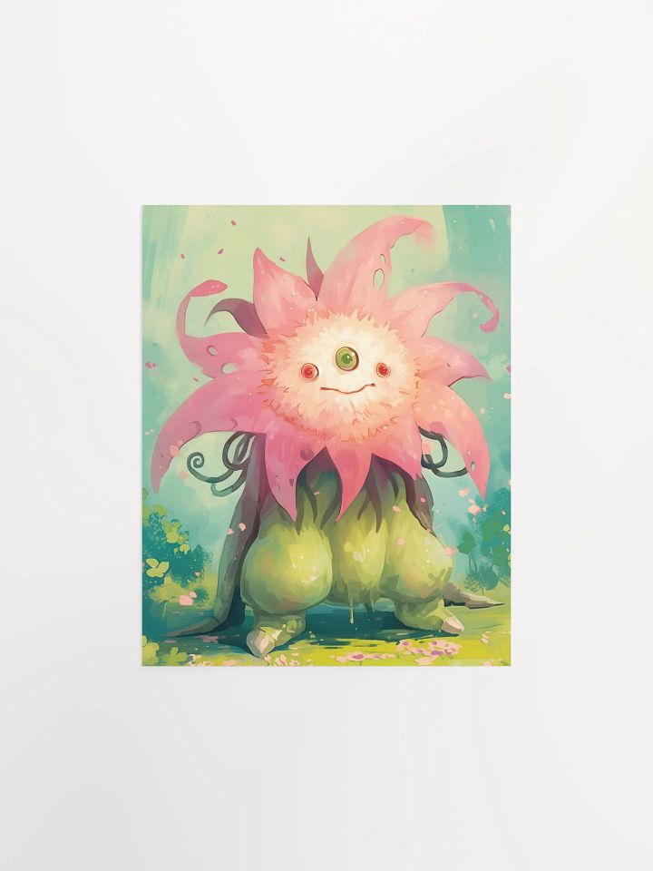 Whimsical Flora Fauna Matte Poster product image (1)