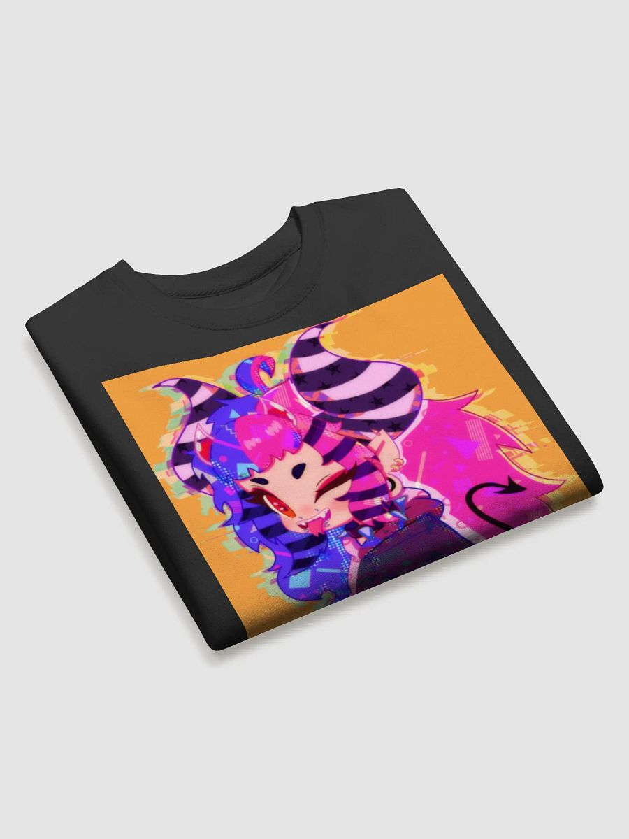 Wolfie glitch art sweater product image (3)