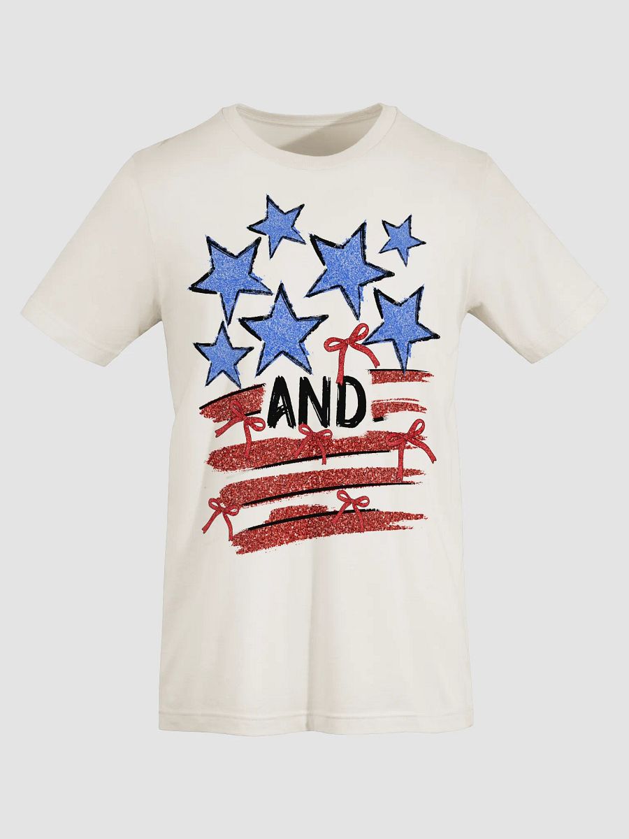 Starry Stripes Patriotic T-Shirt product image (5)