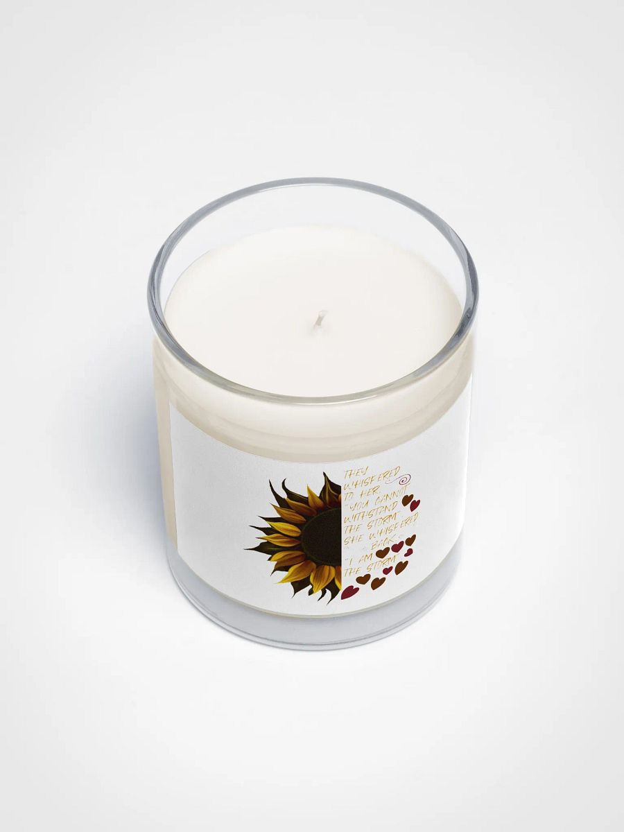 I Am the Storm Sunflower Soy Candle product image (3)
