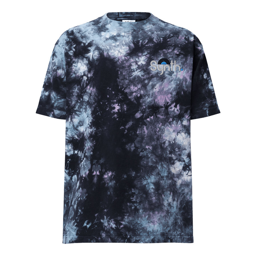 synth tie dye t [embroidered] product image (1)