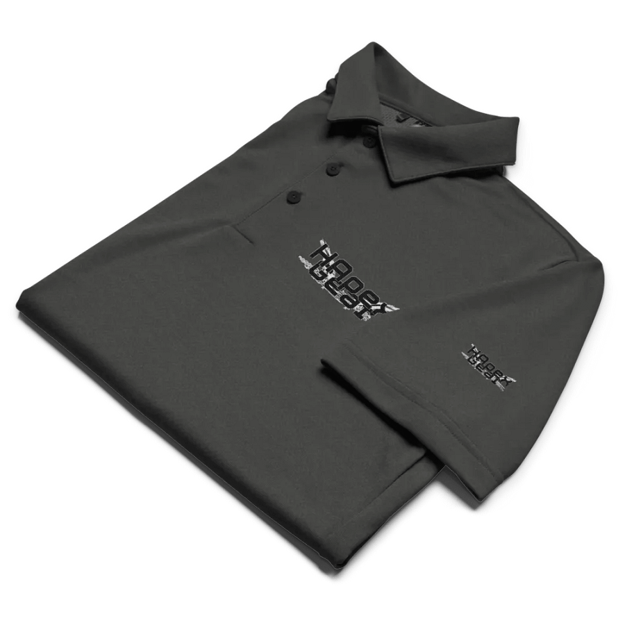 Space-Dyed Polo Shirt - Embroidered - Black HApex Gear Black Logo product image (12)