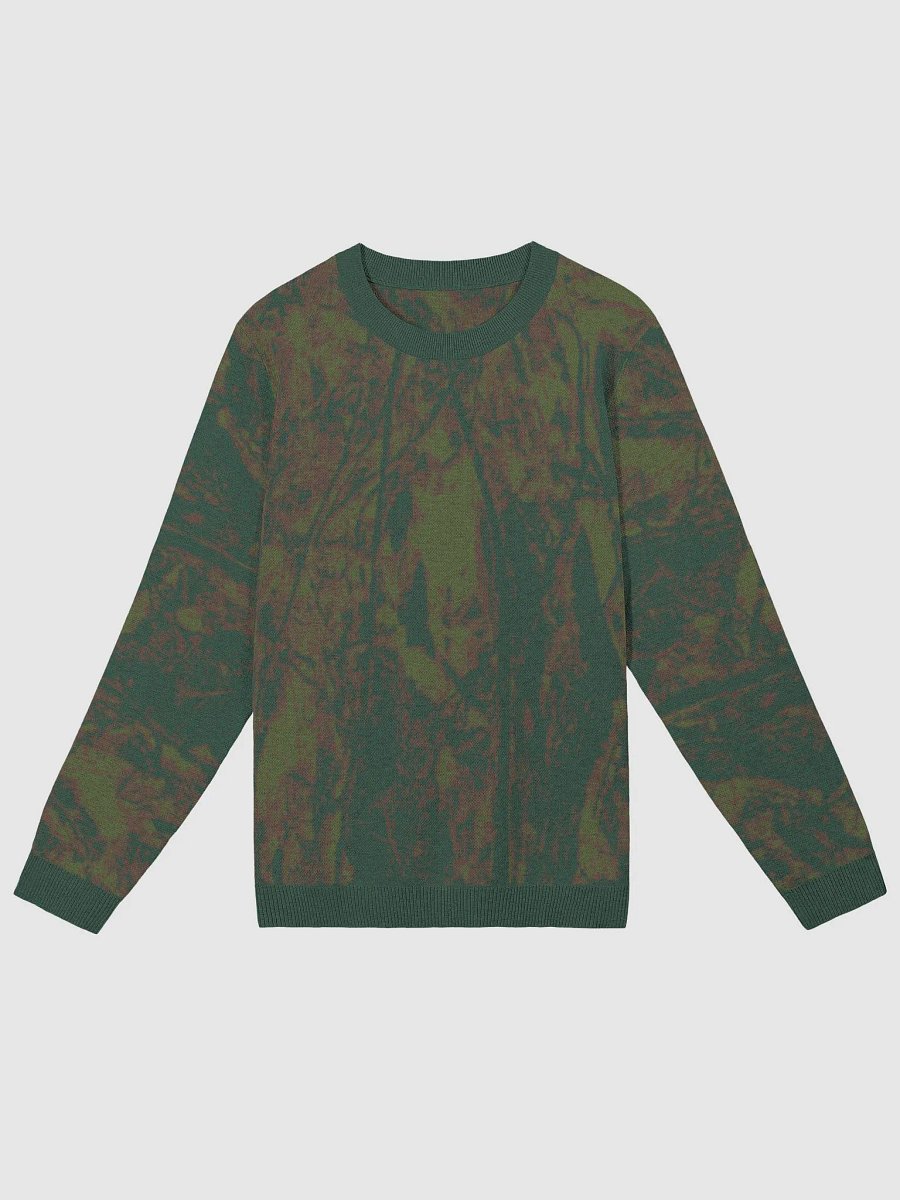 Knitted Crewneck Sweater Classic Fit - Dead Split - It Happennnns Camo product image (1)