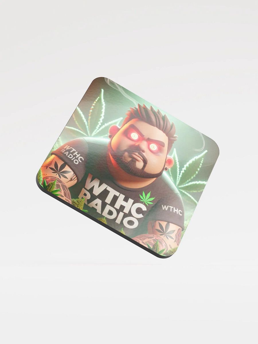 Da WTHC Radio Red Eyes Coaster product image (1)