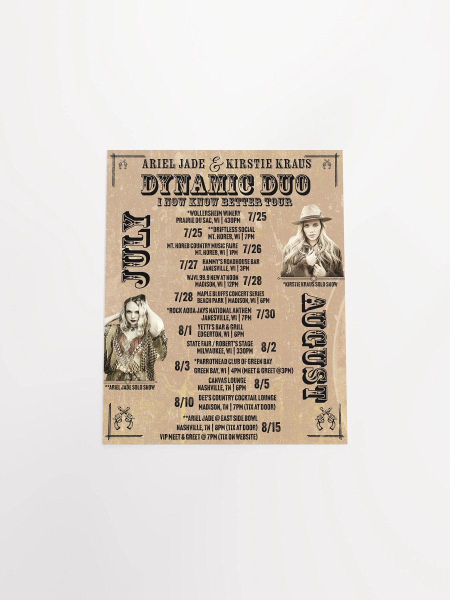 Dynamic Duo Tour Poster product image (11)