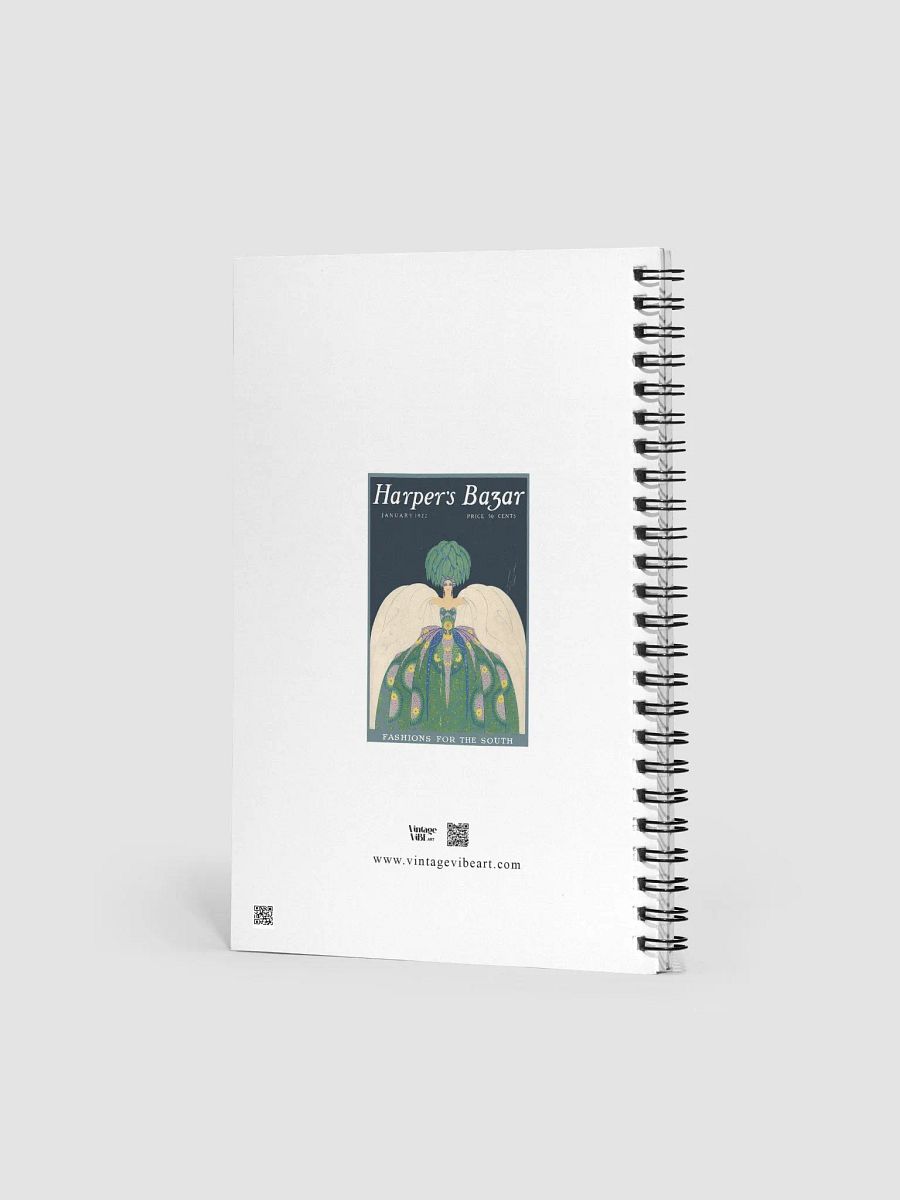 Harpers Bazar 1922 Vintage Image Spiral Notebook product image (2)