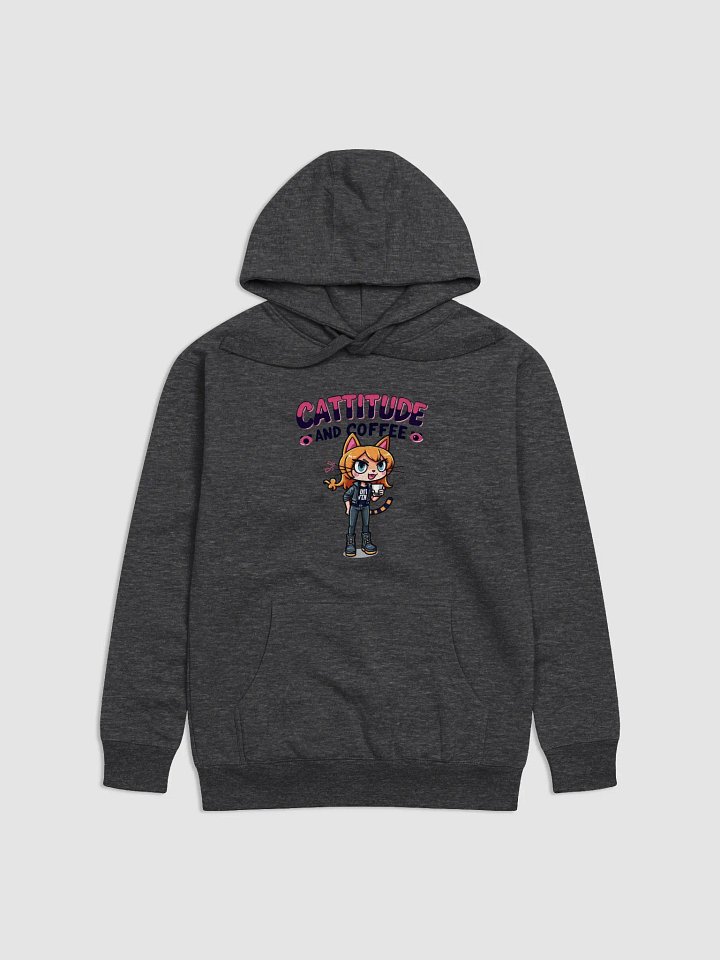 Cattitude and Coffee Unisex Hoodie product image (1)
