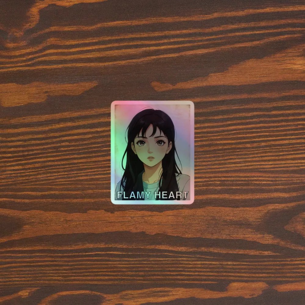 Flamy Heart Sticker product image (3)
