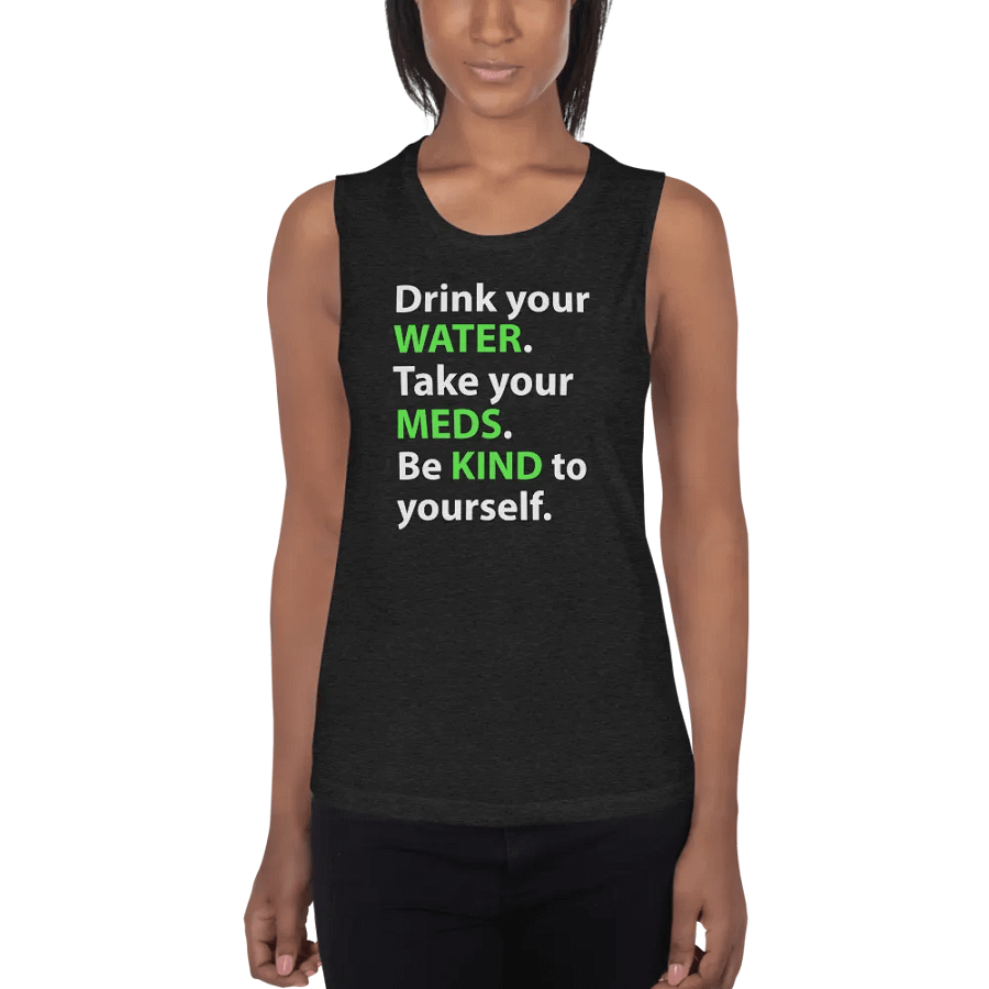 Water, Meds & Kindness (Green) product image (1)