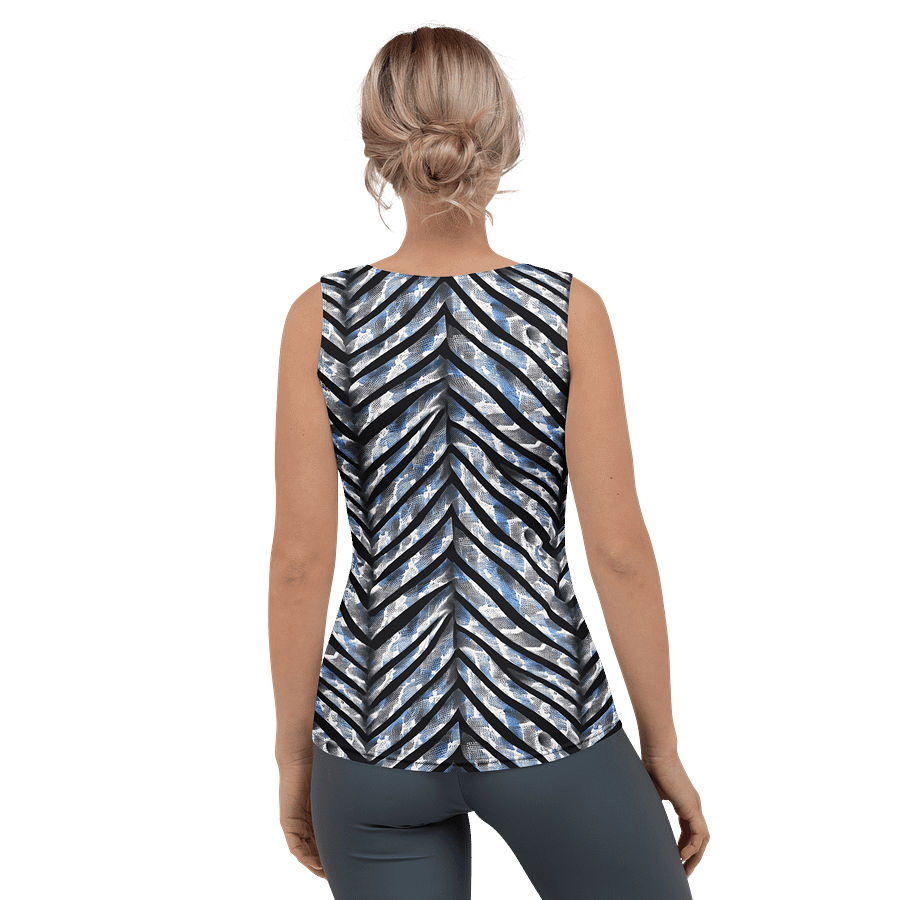 Blue Grey Snake Skin Top Tank product image (2)